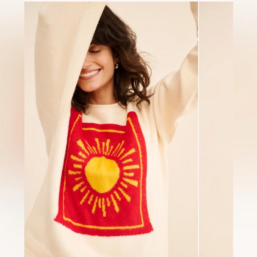 Sun Pullover Sweater (Flat White brand) - Picture 5 of 9